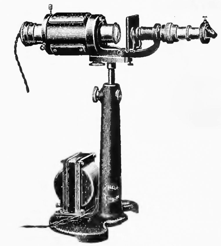 Figure 1. Baker’s school micro-projector apparatus, model A, as ...