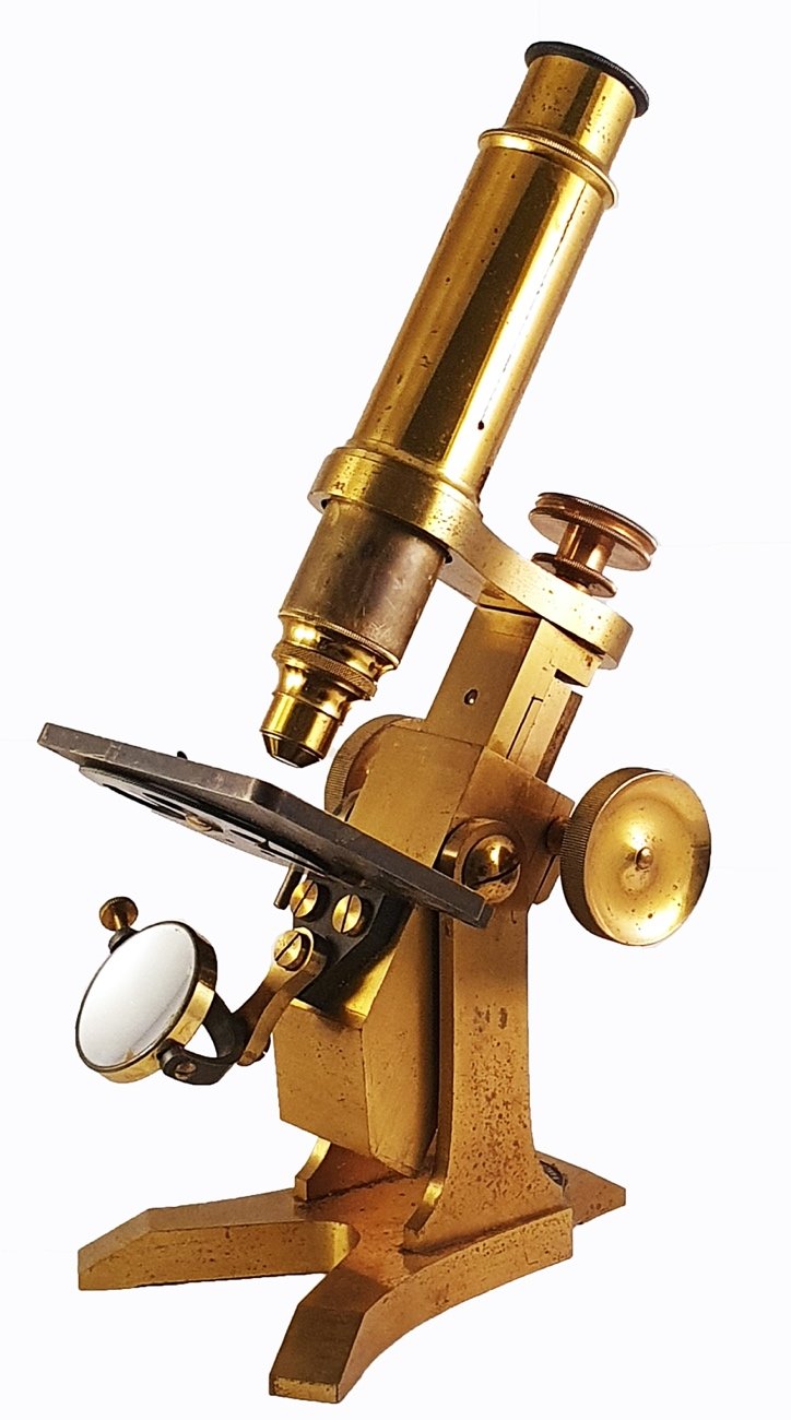 Microscope 202 (Pillischer; ‘The International’ microscope, c. 1880)