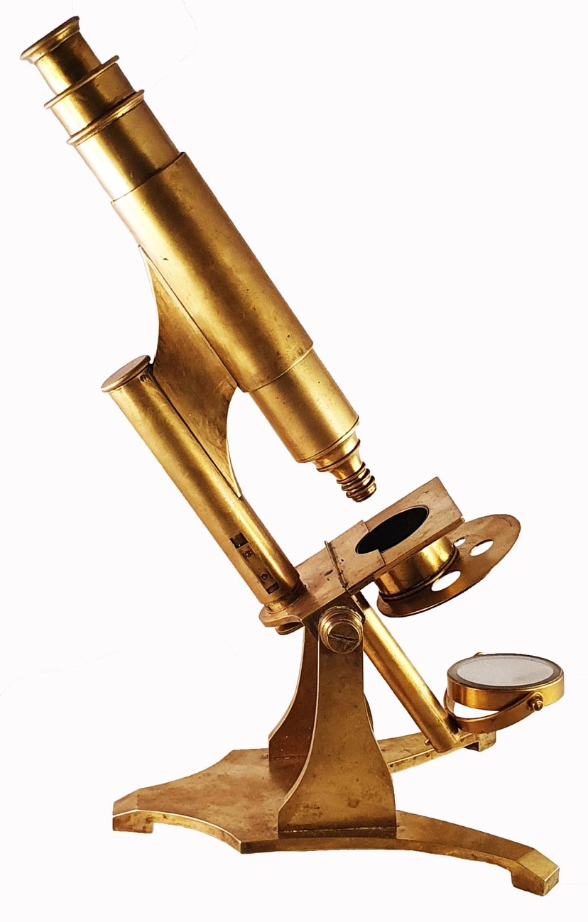Microscope 228 (unassigned maker; compound microscope; second half of ...