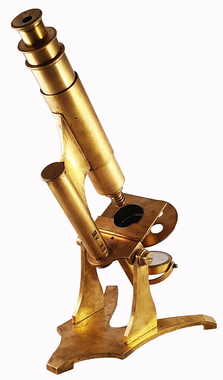 Microscope 228 (unassigned maker; compound microscope; second half of ...