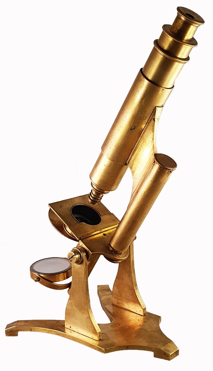 Microscope 228 was probably made in England in the second half of the ...