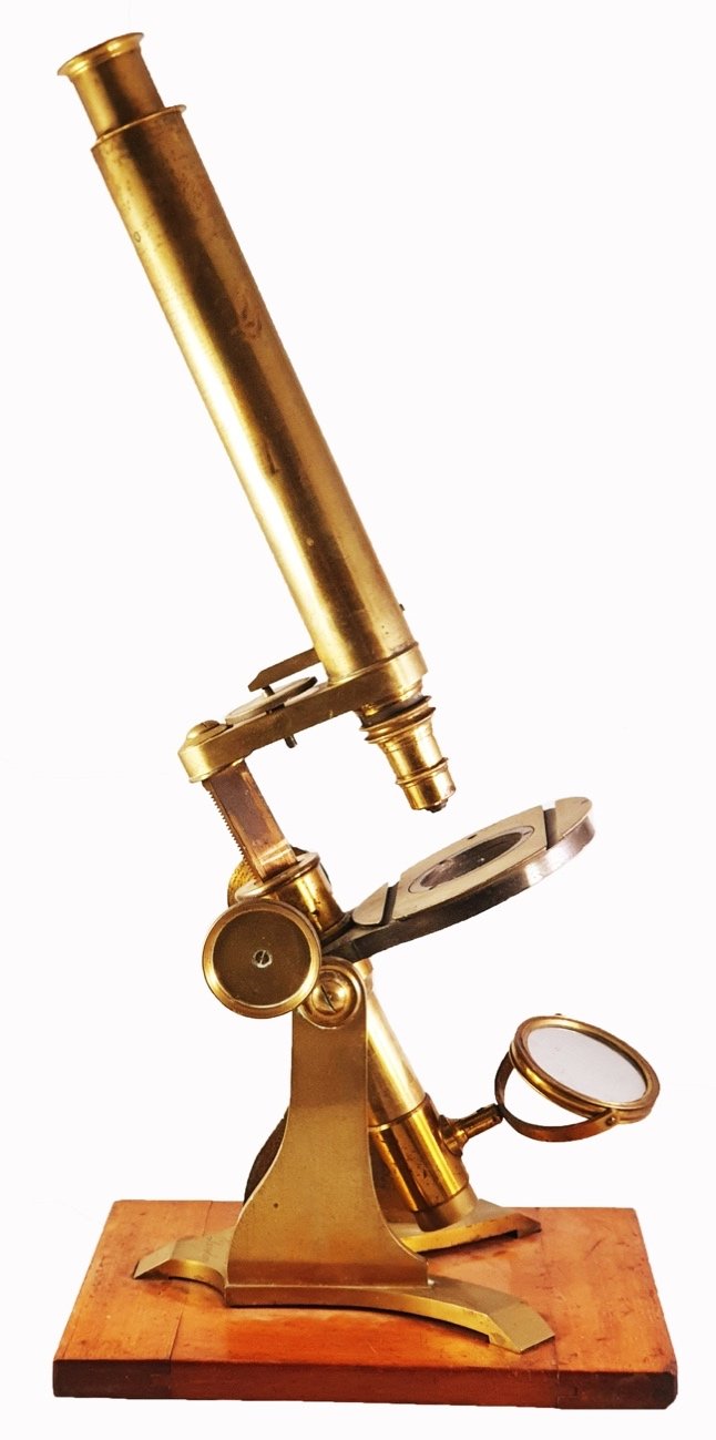 Microscope 241 (C. Baker; student microscope; 1880s)