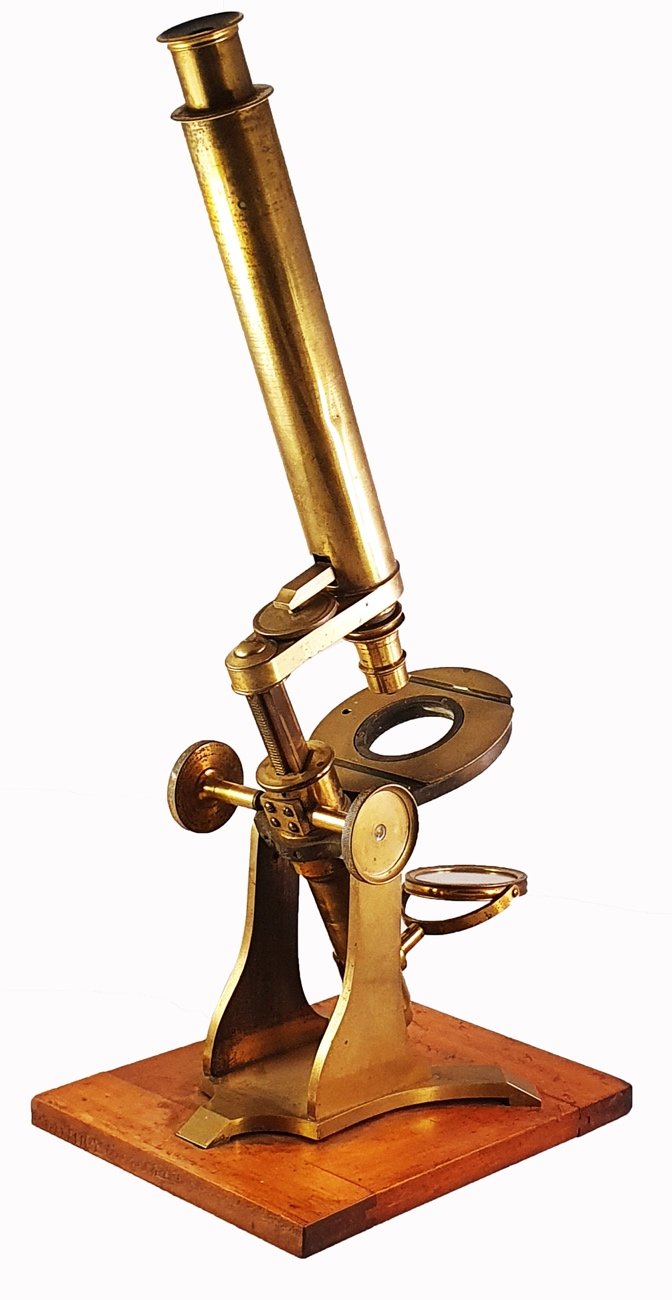 First Backer Microscope Microscope 241 (C. Baker; student microscope; 1880s)
