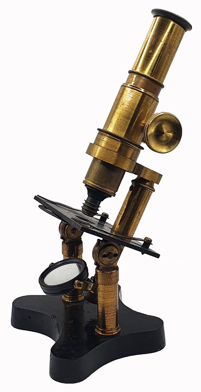 A close-up of a microscopeDescription automatically generated