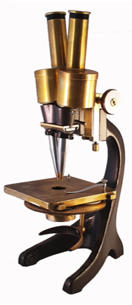 A close-up of a microscope
Description automatically generated