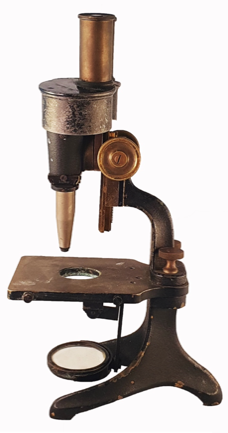 A close up of a microscope
Description automatically generated