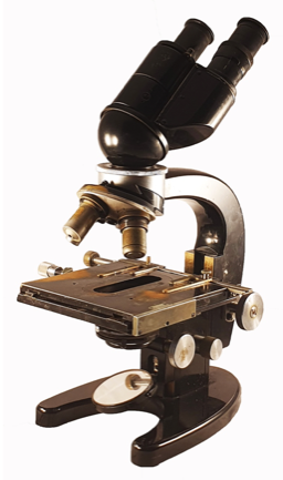 A close-up of a microscope
Description automatically generated