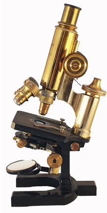 A close-up of a microscope
Description automatically generated