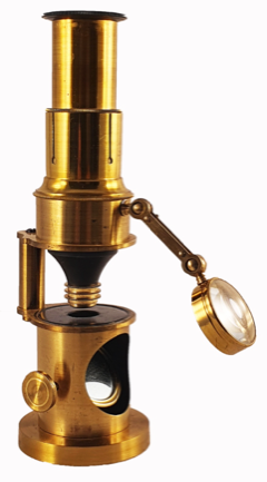 A close-up of a magnifying glass
Description automatically generated