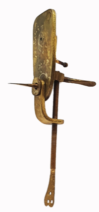 A close-up of a metal device
Description automatically generated