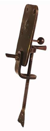 A metal piece of metal with a screw
Description automatically generated with medium confidence