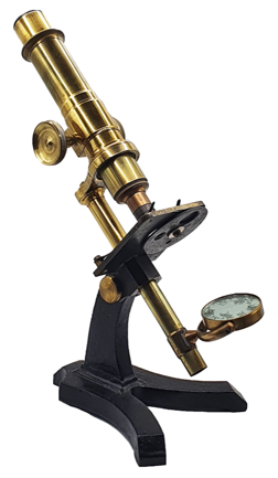 A close-up of a microscope
Description automatically generated