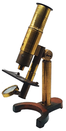 A close-up of a microscope
Description automatically generated