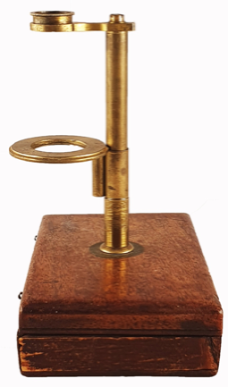 A metal object with a round object on it
Description automatically generated