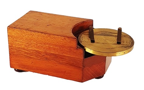 A wooden box
Description automatically generated